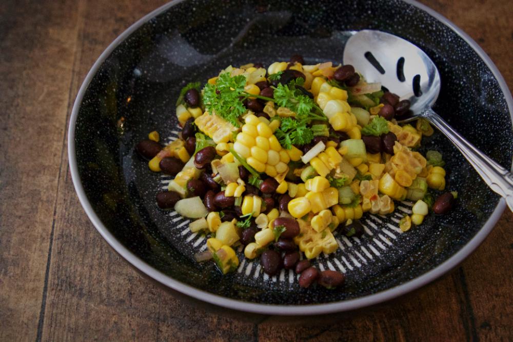 corn salad food beans fresh corn salad food beans fresh
