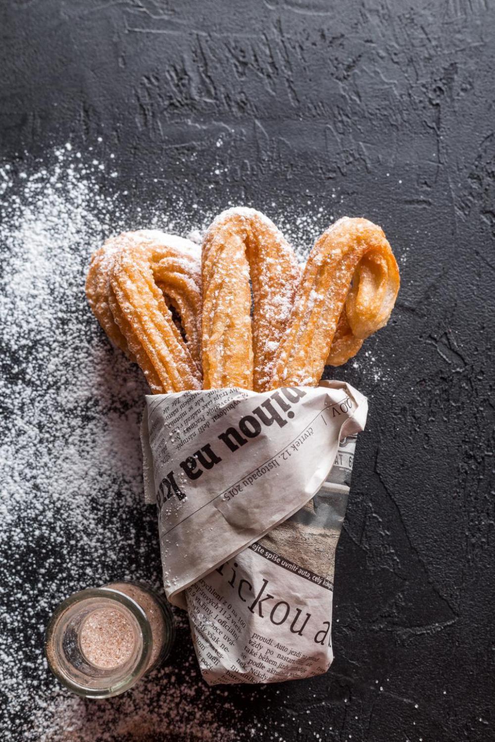 Close up of Fresh Baked Churros Close up of Fresh Baked Churros