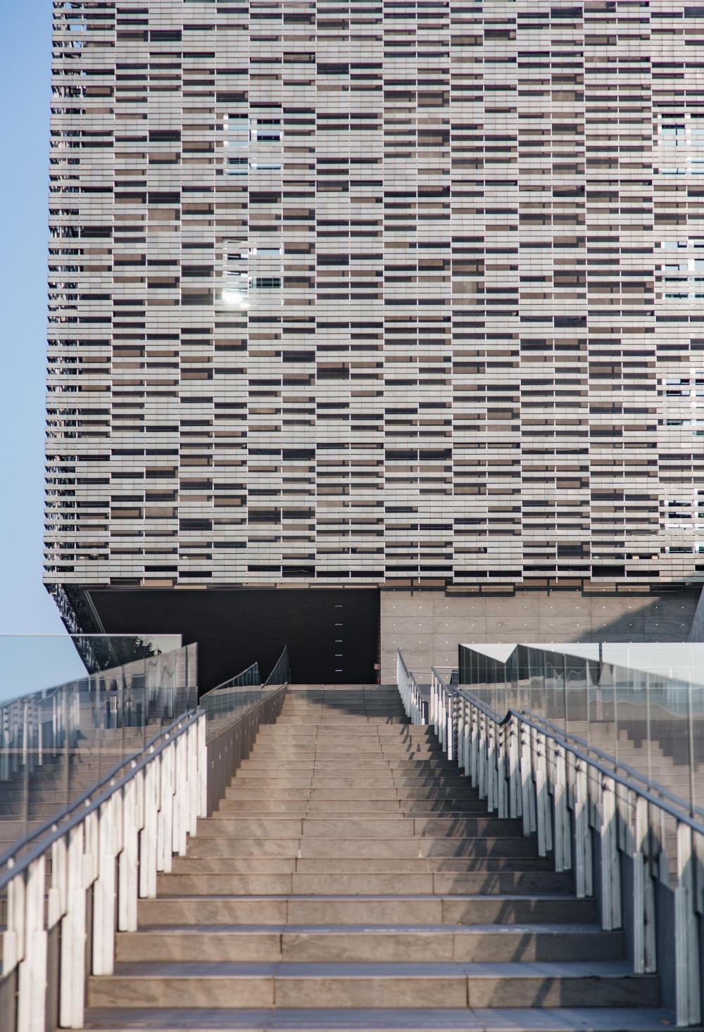 Brutalist Italian Building Photo Brutalist Italian Building Photo
