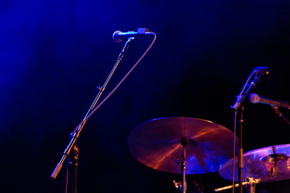 Microphone Drums Stage Microphone Drums Stage