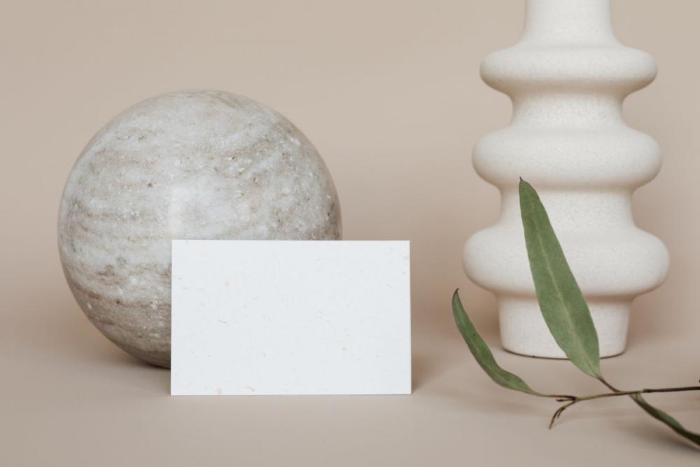 Business card photo mockup Business card photo mockup