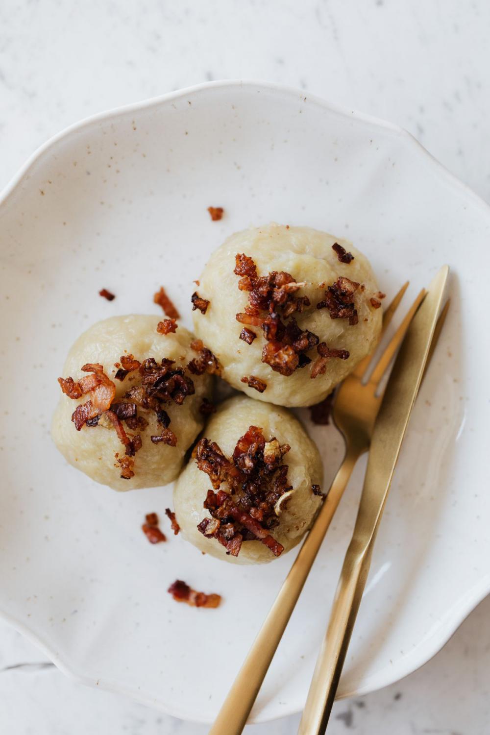 Dumplings with meat - Pyzy z mięsem Dumplings with meat - Pyzy z mięsem