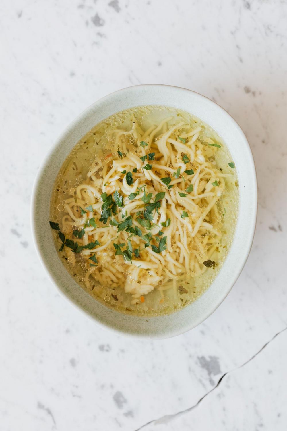 Polish traditional chicken soup Polish traditional chicken soup