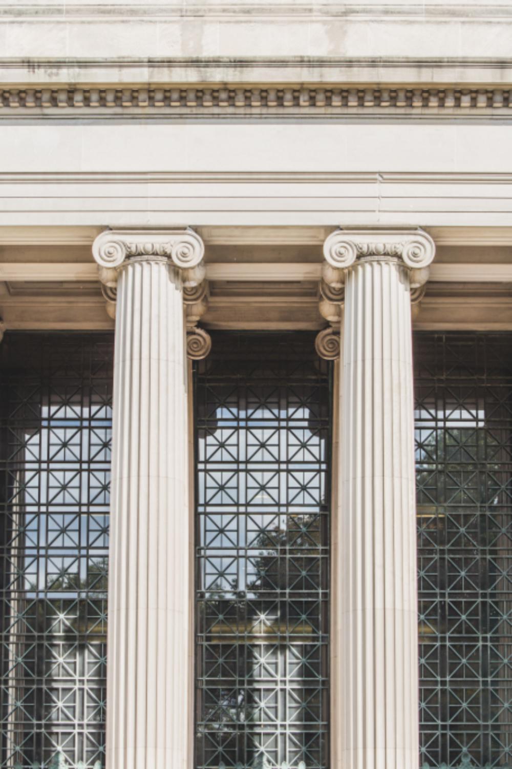 exterior columns city building ornate exterior columns city building ornate