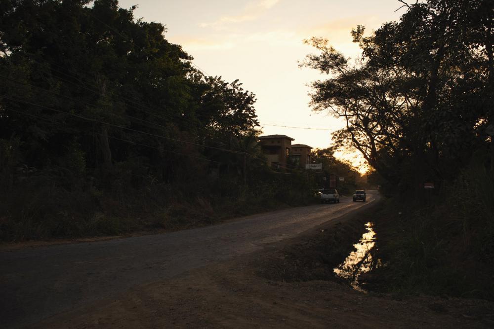 A Gravel Road At Sunset Photo A Gravel Road At Sunset Photo