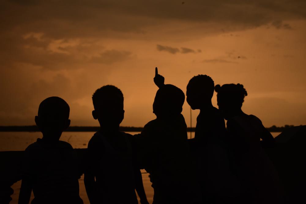 children, kids, young people, band, sunset, sunshine, landscape children, kids, young people, band, sunset, sunshine, landscape