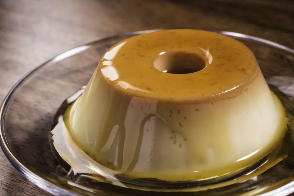 Brazilian style caramel pudding dessert Brazilian style caramel pudding dessert