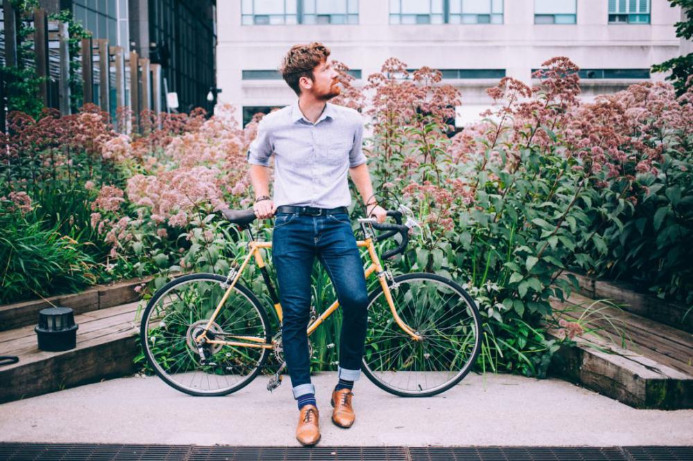 Hipster Man Bicycle Hipster Man Bicycle