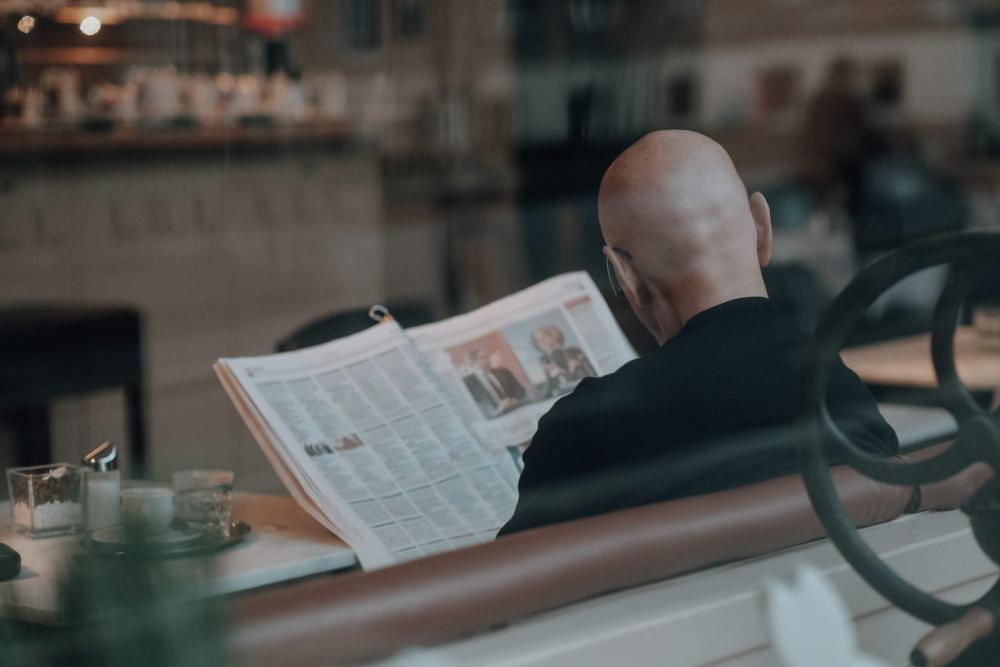 Reading The Newspaper Reading The Newspaper