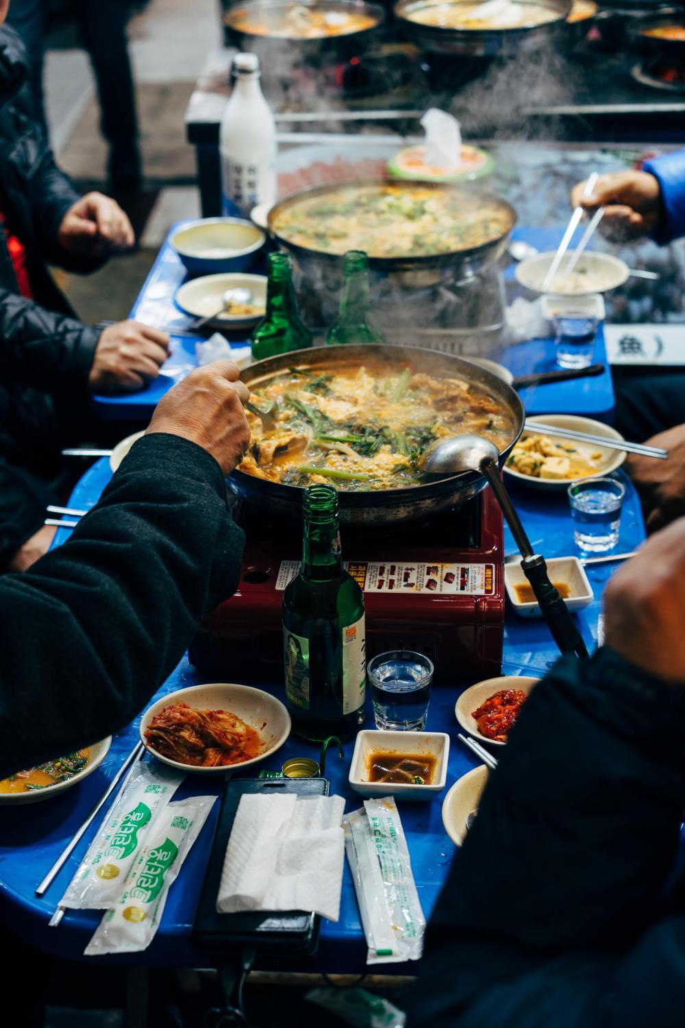 People Enjoy Asian Cuisine Together Photo People Enjoy Asian Cuisine Together Photo