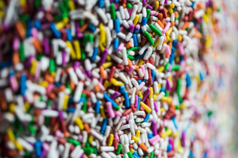 Macro Image Of Cake Sprinkles Photo Macro Image Of Cake Sprinkles Photo