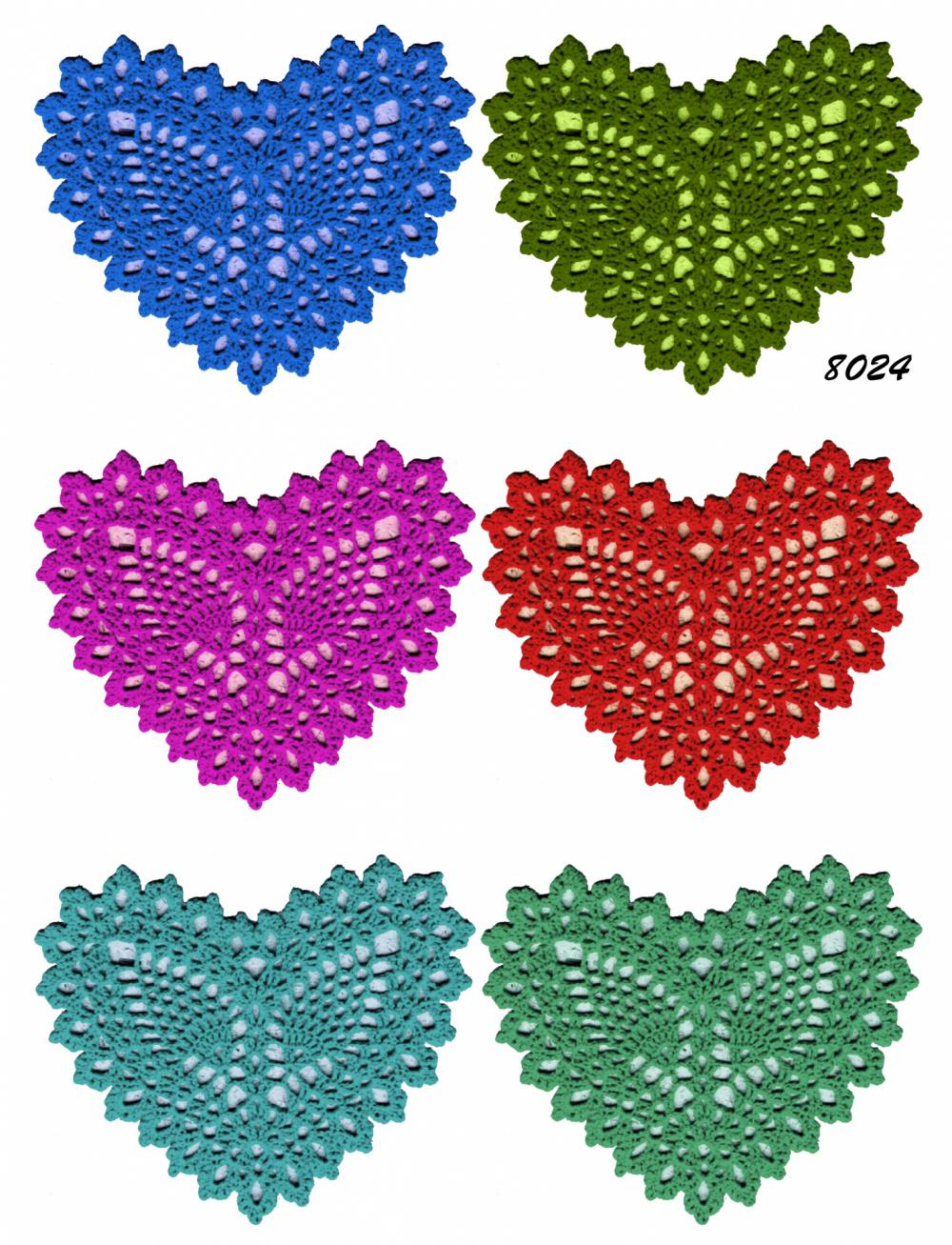 Crochet Heart Doilys Crochet Heart Doilys