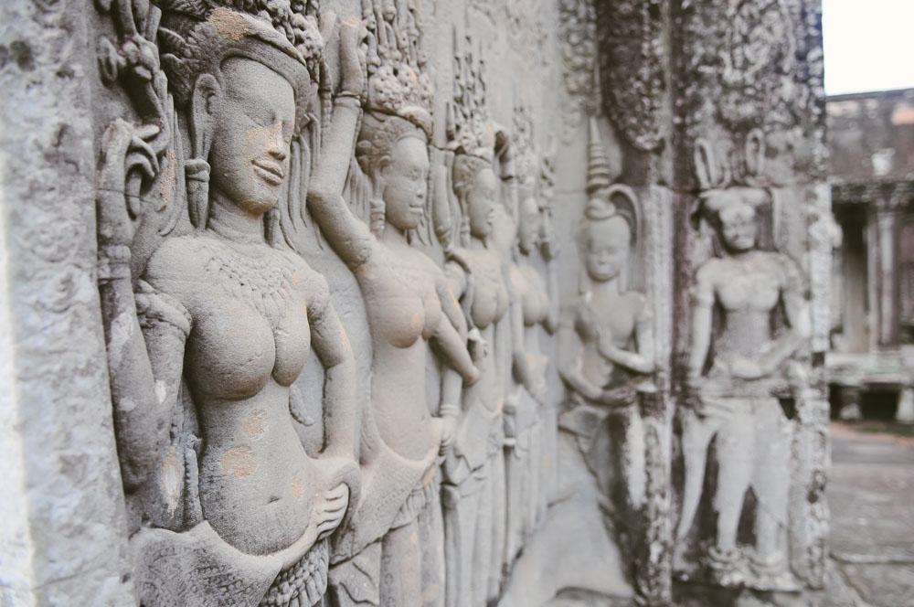 Women Carved Into Ancient Stone Women Carved Into Ancient Stone