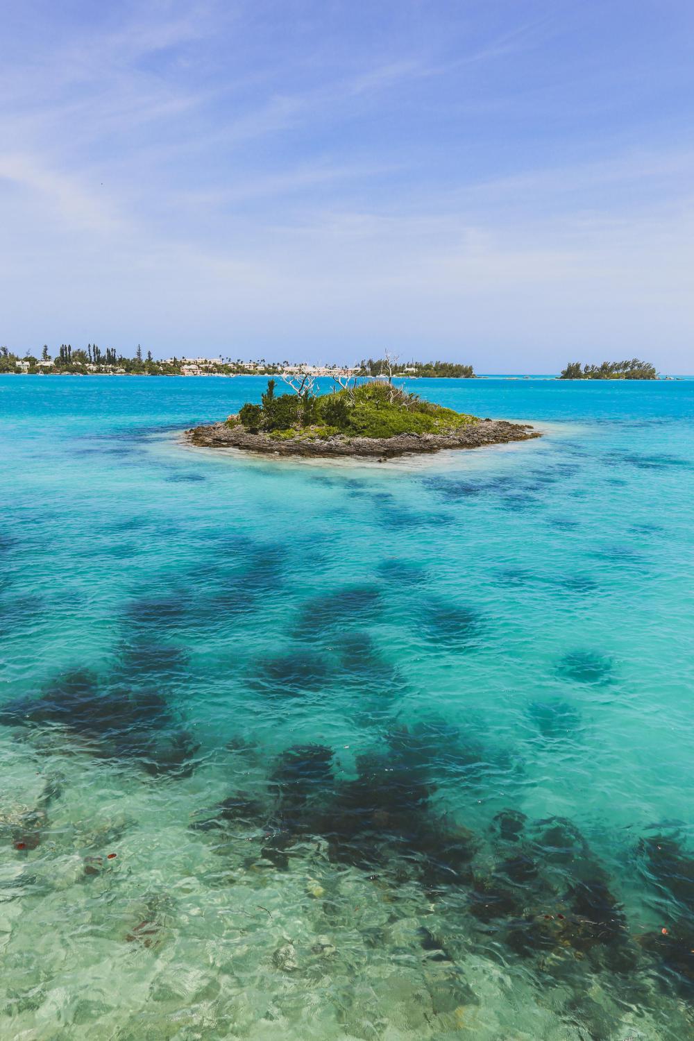 Small Island Stands Alone Photo Small Island Stands Alone Photo