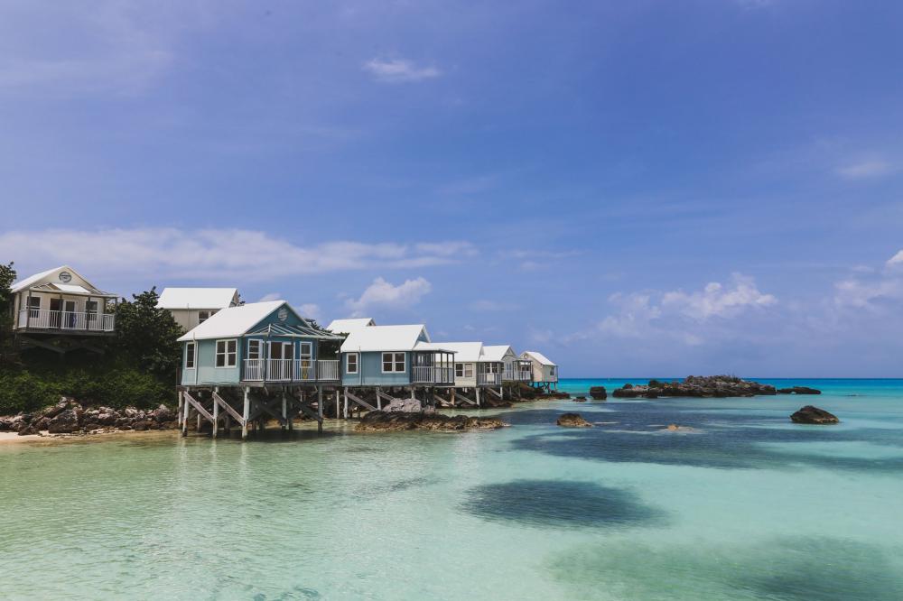 Vacation Homes Sit Above The Sea Photo Vacation Homes Sit Above The Sea Photo