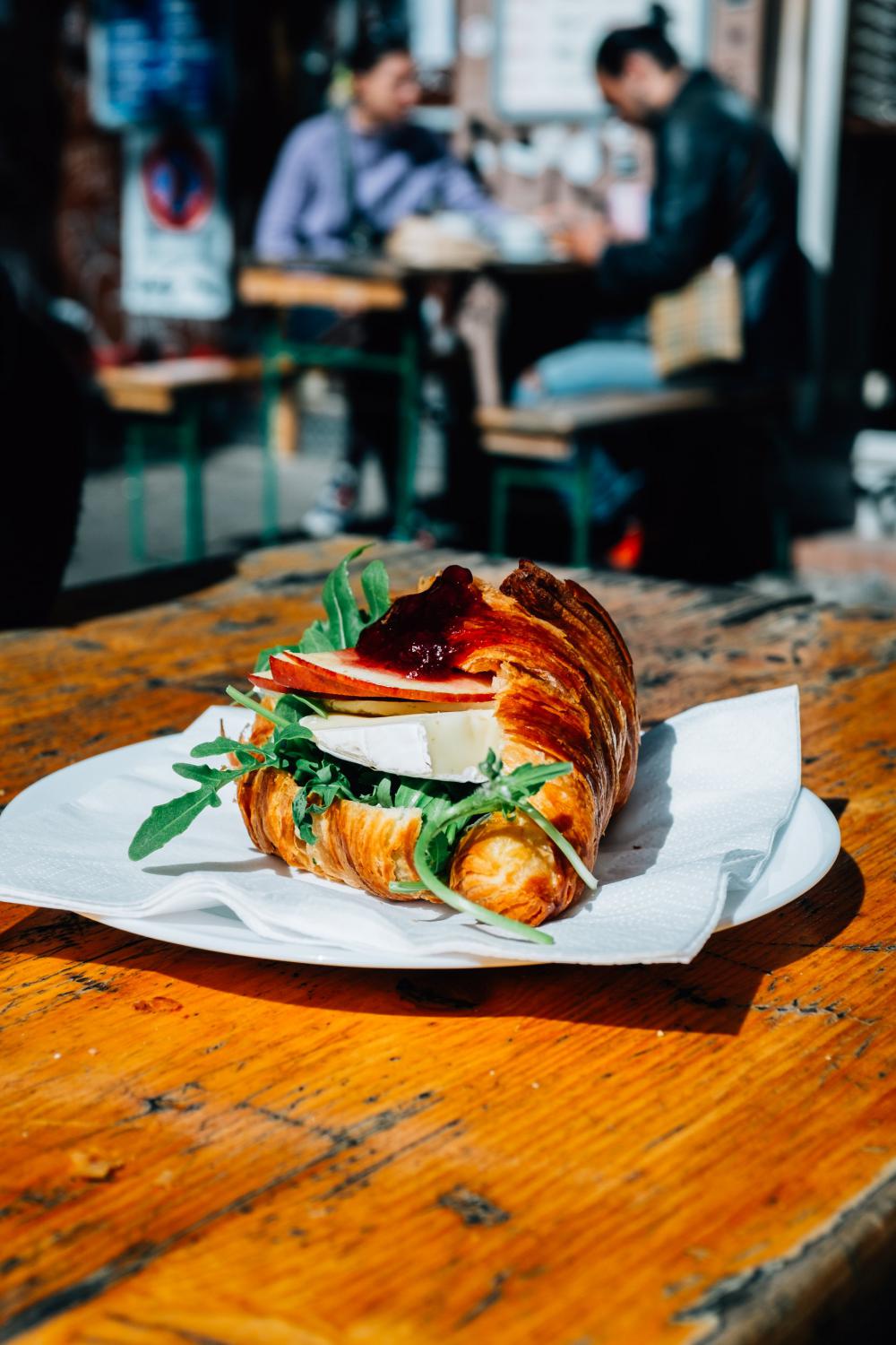 Apple And Brie Croissant In The Sun Photo Apple And Brie Croissant In The Sun Photo