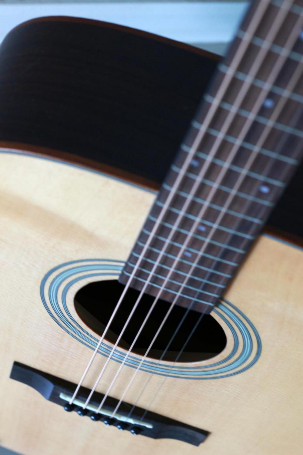 Guitar strings close up Guitar strings close up