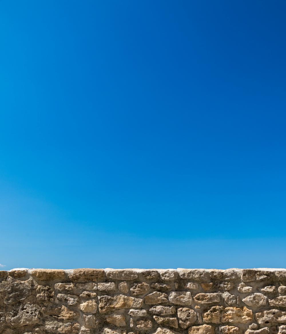 Stone Wall And Sky Stone Wall And Sky