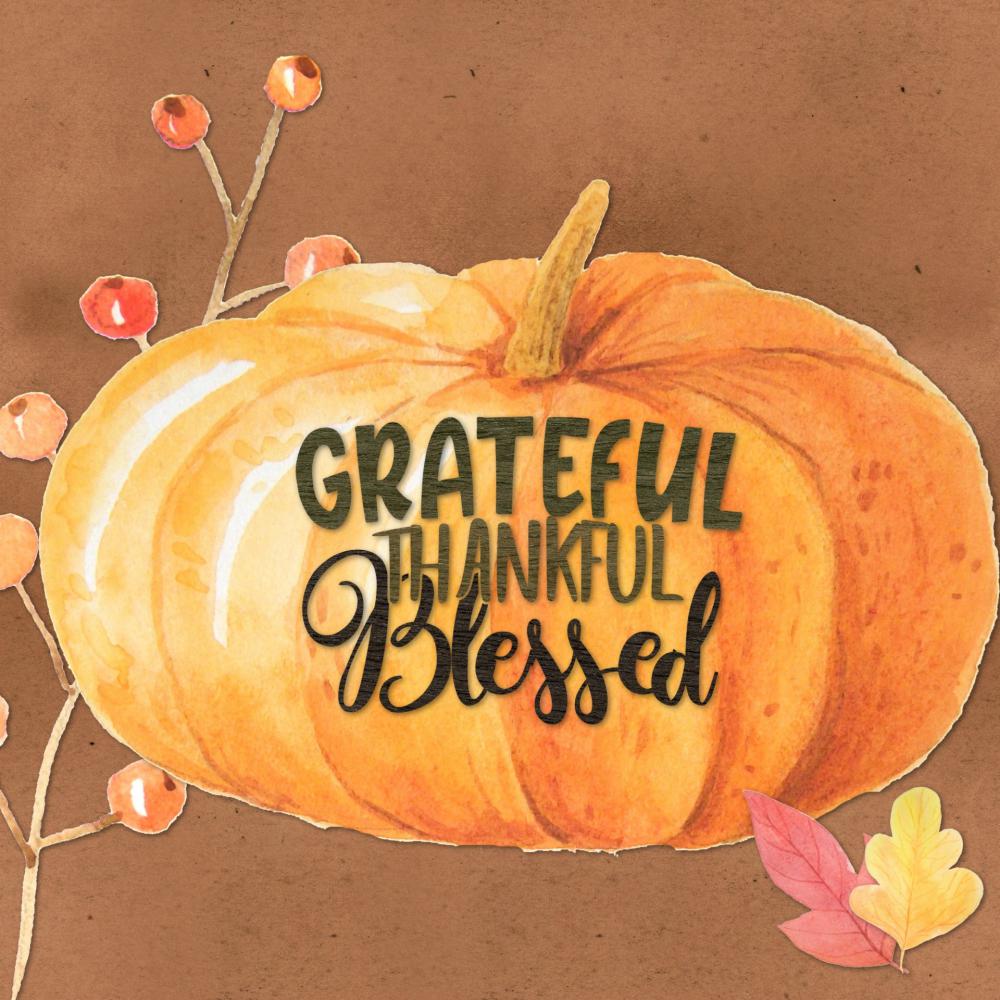 Thanksgiving Watercolor Pumpkin Thanksgiving Watercolor Pumpkin