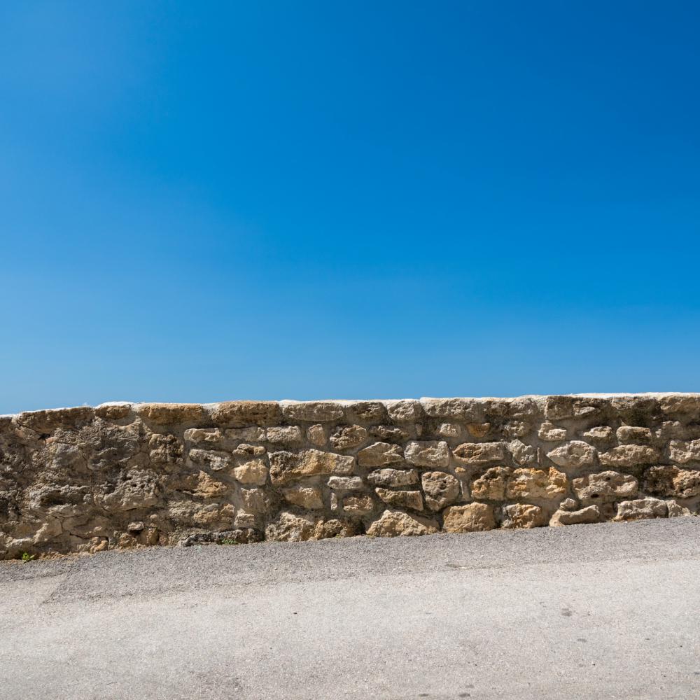 Stone Wall And Sky Stone Wall And Sky
