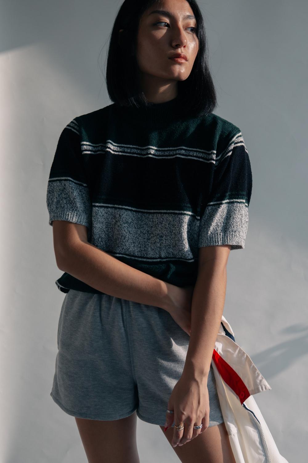 Young Woman In Comfortable Combo Photo Young Woman In Comfortable Combo Photo