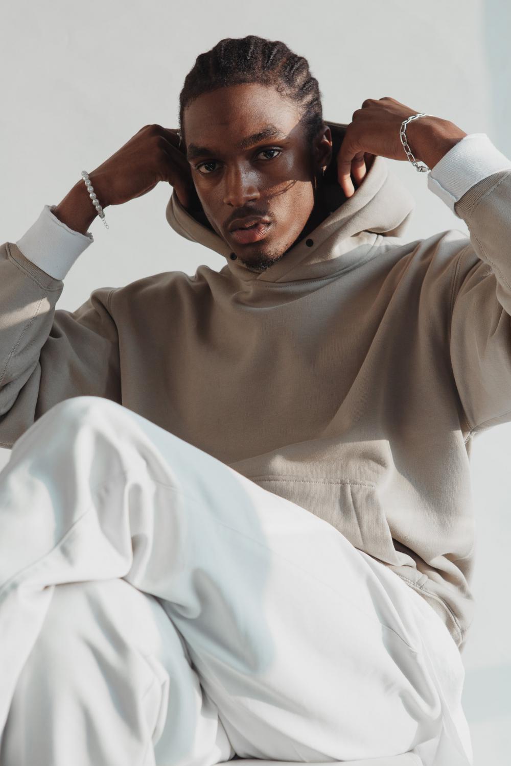 Man In White And Light Tan Outfit Photo Man In White And Light Tan Outfit Photo