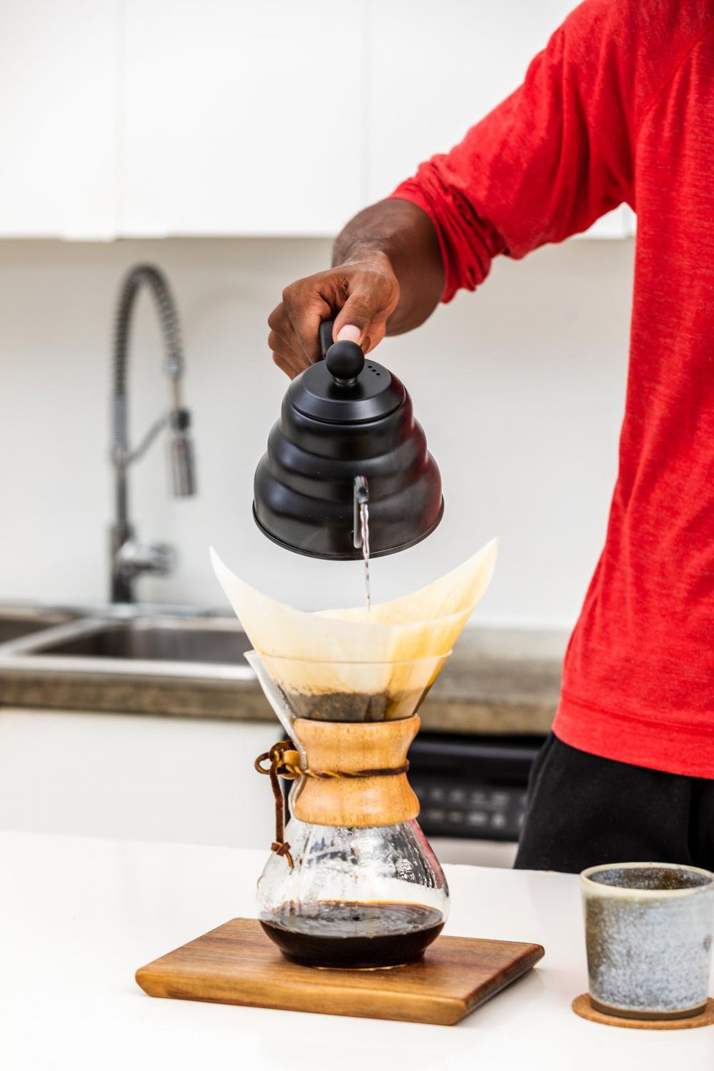Black Kettle And Pour Over Coffee Photo Black Kettle And Pour Over Coffee Photo
