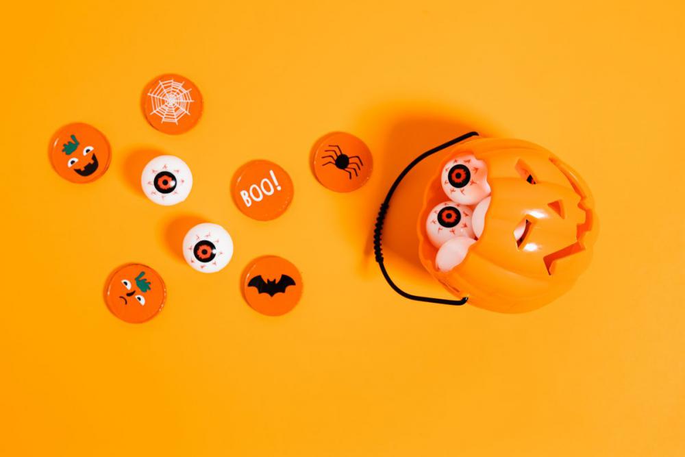 Halloween flat lays backgrounds Halloween flat lays backgrounds