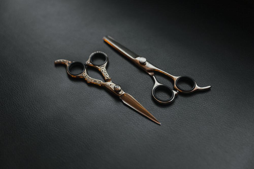 Two Sets Of Barber Scissors Photo Two Sets Of Barber Scissors Photo