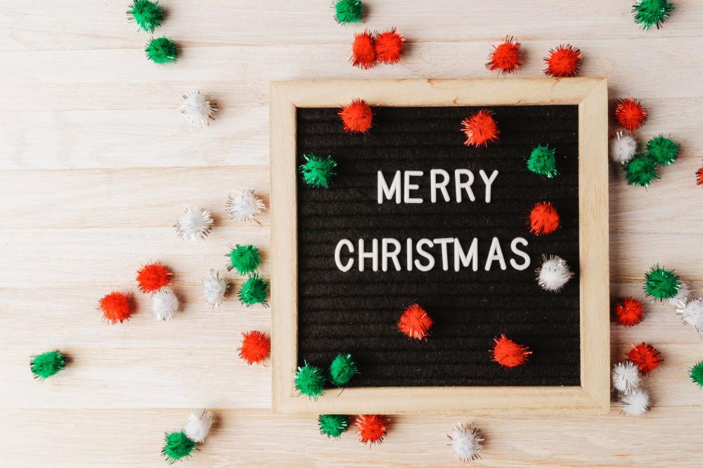 Letter Board With The Words Merry Christmas Photo Letter Board With The Words Merry Christmas Photo