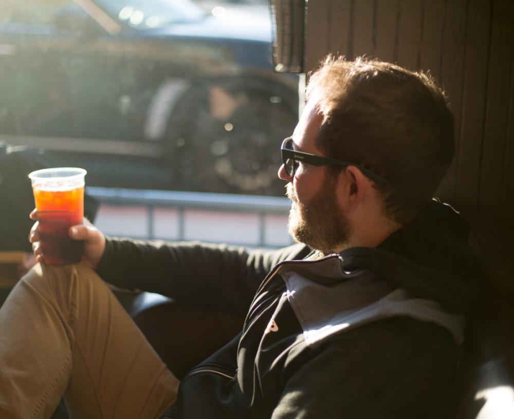 Man Drinking Coffee Man Drinking Coffee