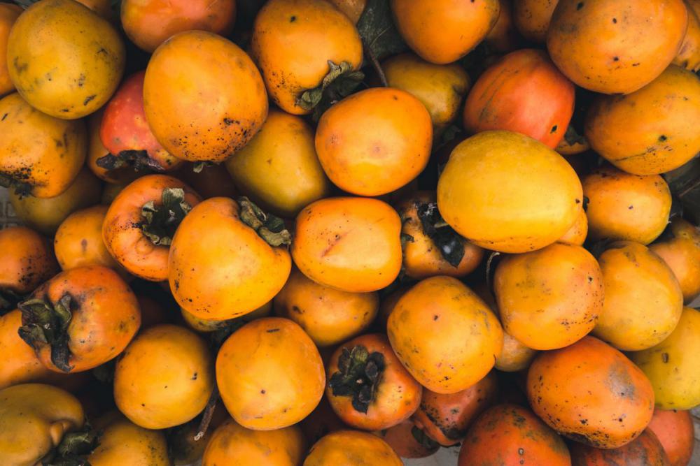 Persimmon kaki fruit Persimmon kaki fruit