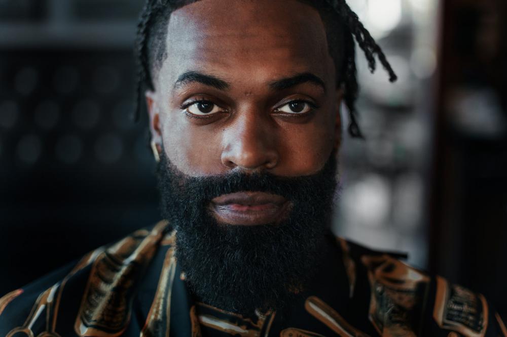 Portrait Of A Man With A Fresh Haircut Photo Portrait Of A Man With A Fresh Haircut Photo