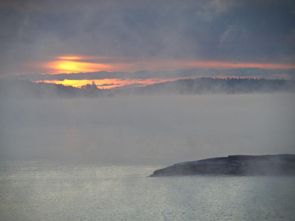 Foggy Sunrise Water Foggy Sunrise Water