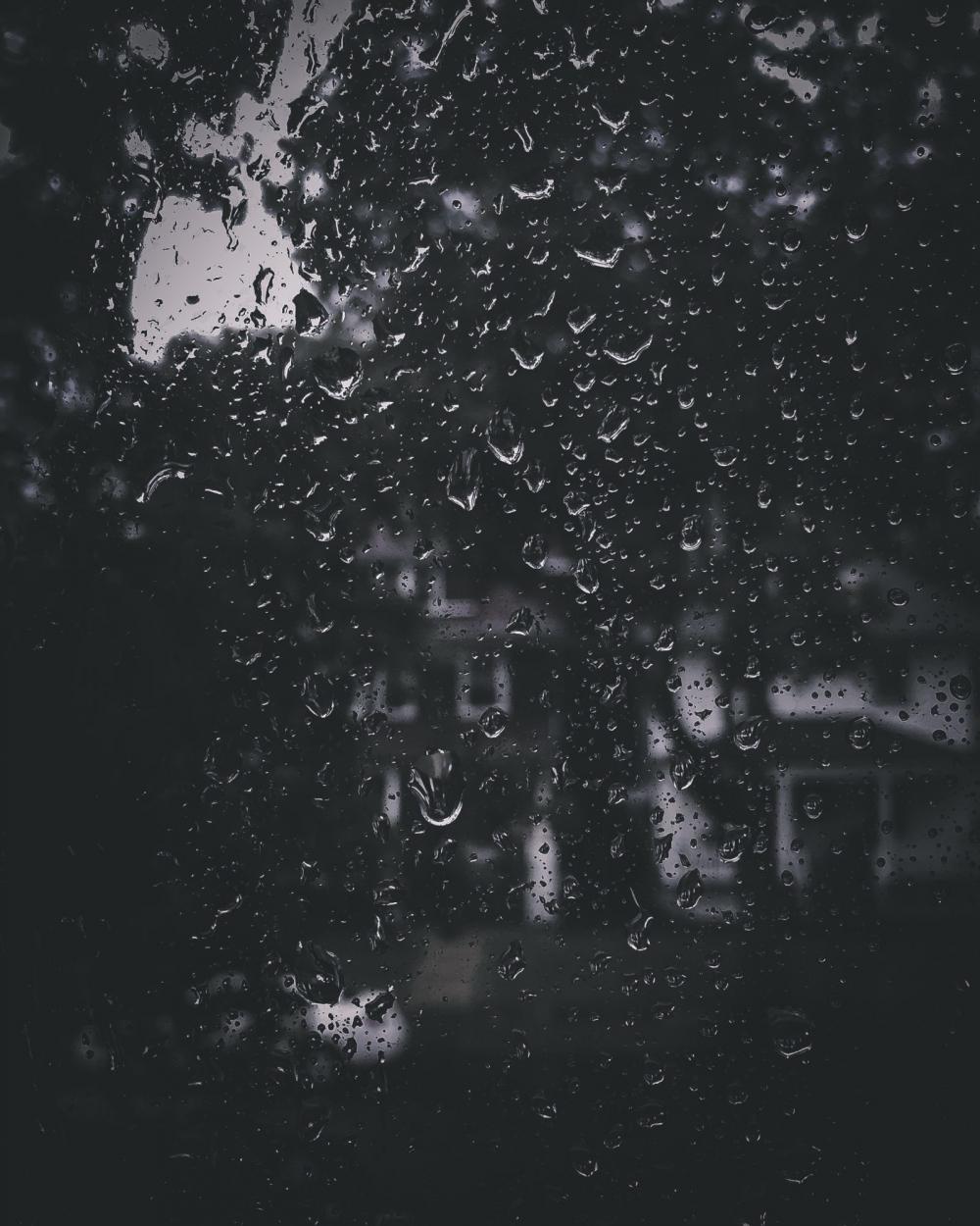 Rainy day in the suburbs Rainy day in the suburbs