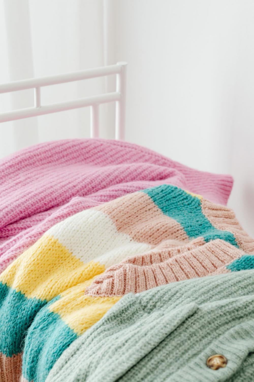 Pastel sweaters - textures and backgrounds Pastel sweaters - textures and backgrounds