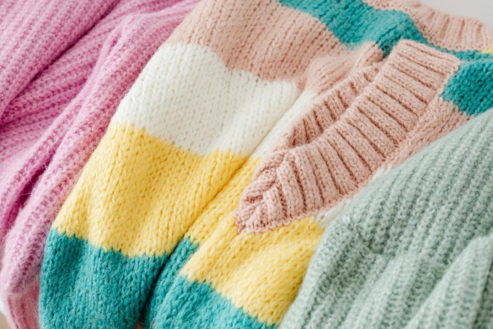 Pastel sweaters - textures and backgrounds Pastel sweaters - textures and backgrounds