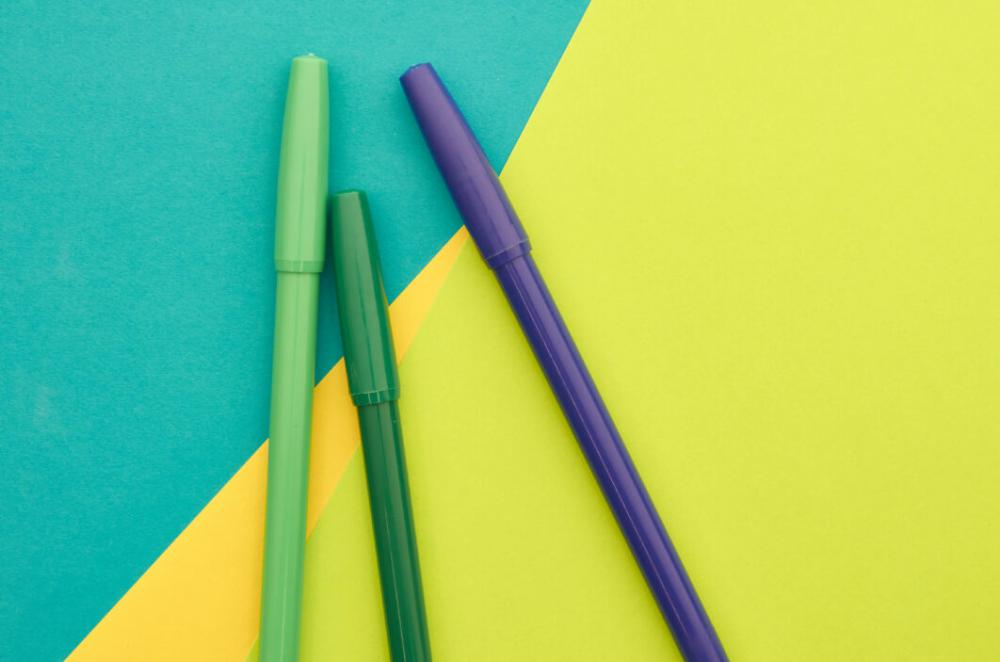 Colored Markers Background Free Photo Colored Markers Background Free Photo