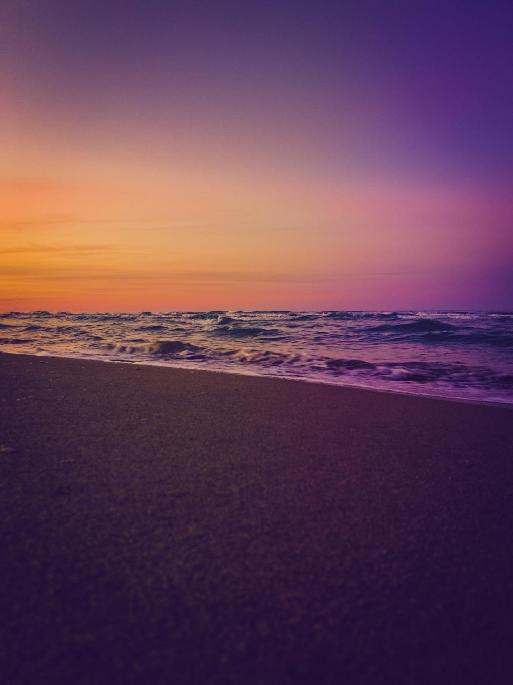 Colorful Beach Sunset Colorful Beach Sunset