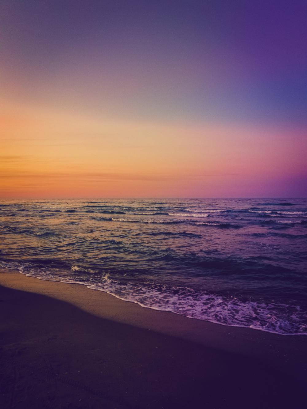Colorful Beach Sunset Colorful Beach Sunset