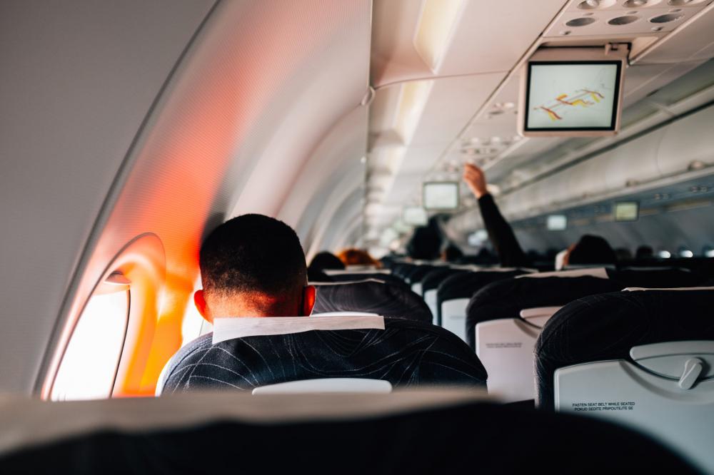 People Viewed On A Commercial Airplane Photo People Viewed On A Commercial Airplane Photo