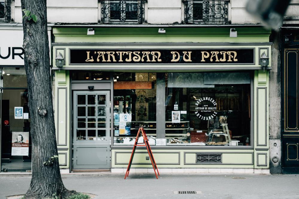 The Outside Of A Store On A European City Street Photo The Outside Of A Store On A European City Street Photo