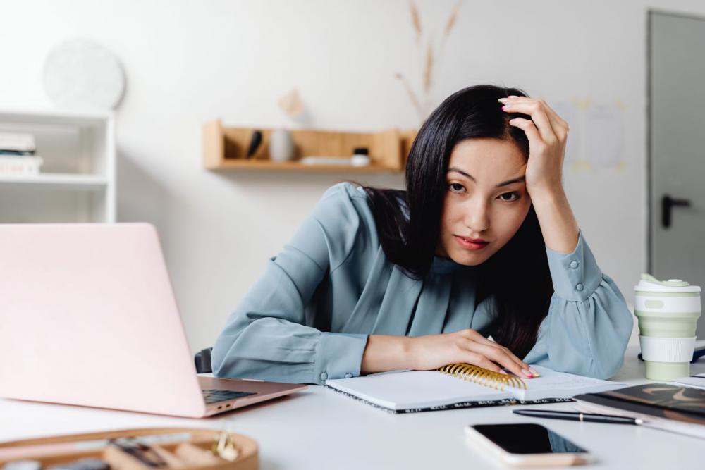 Young Asian Woman At Office Young Asian Woman At Office