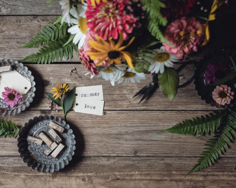 Rustic Wood Flowers Free Photo Rustic Wood Flowers Free Photo