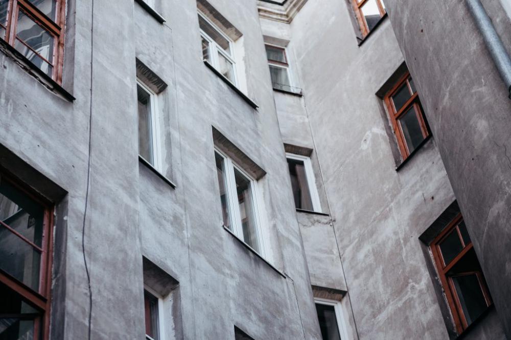 Grey building 2 Grey building 2
