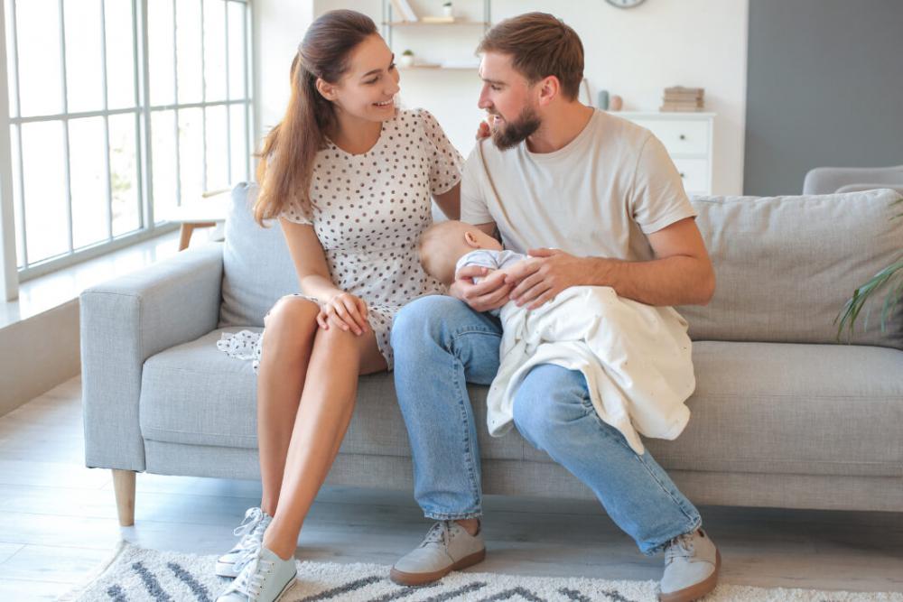 Young Parents Newborn No Cost Stock Image Young Parents Newborn No Cost Stock Image