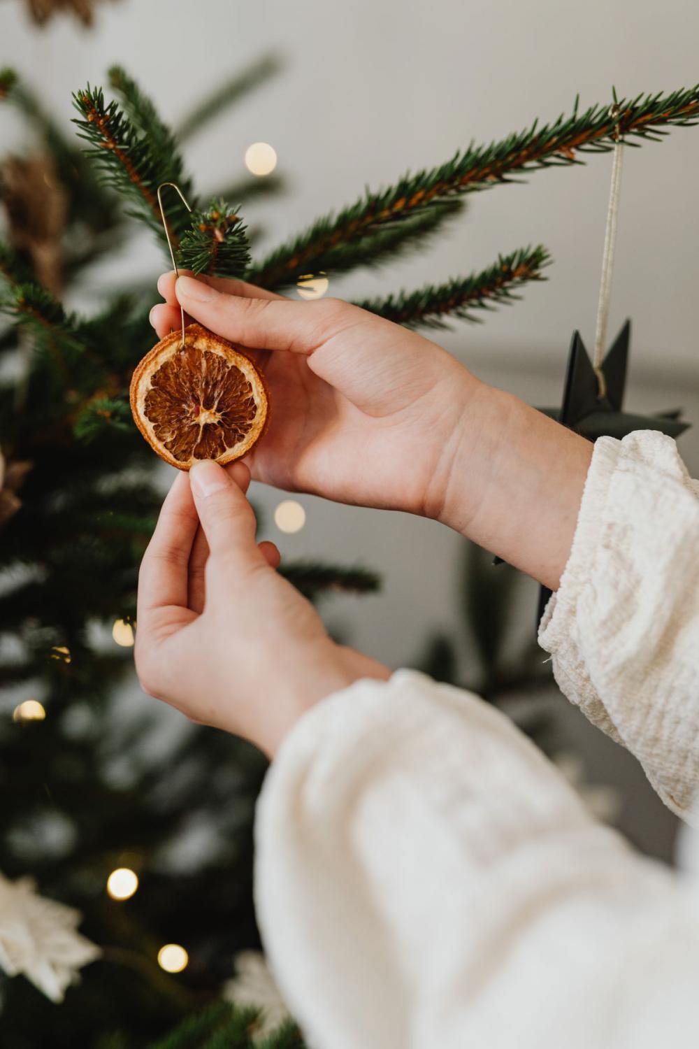 Christmas with wood and paper dercorations Christmas with wood and paper dercorations