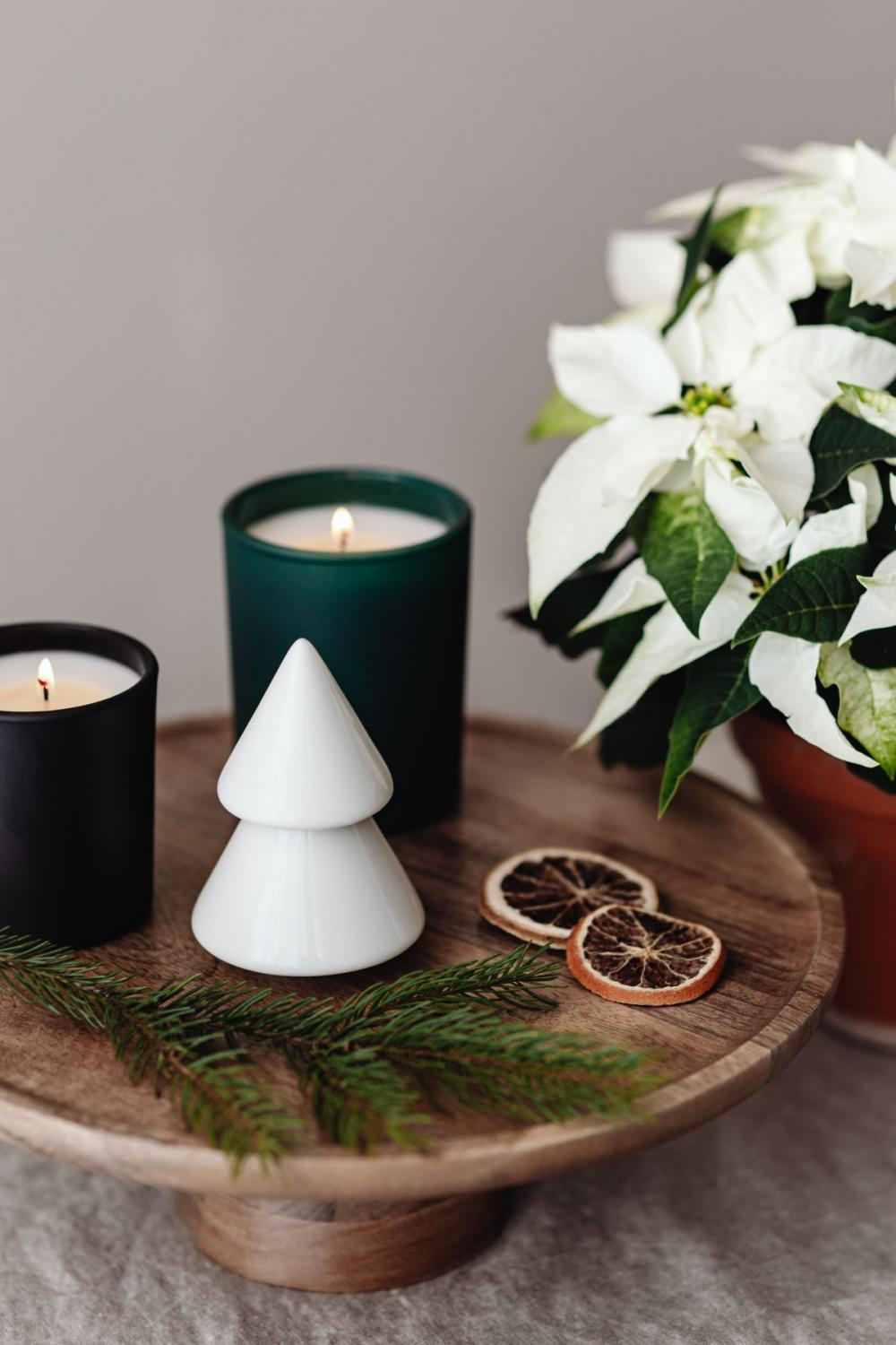Christmas with wood and paper dercorations Christmas with wood and paper dercorations