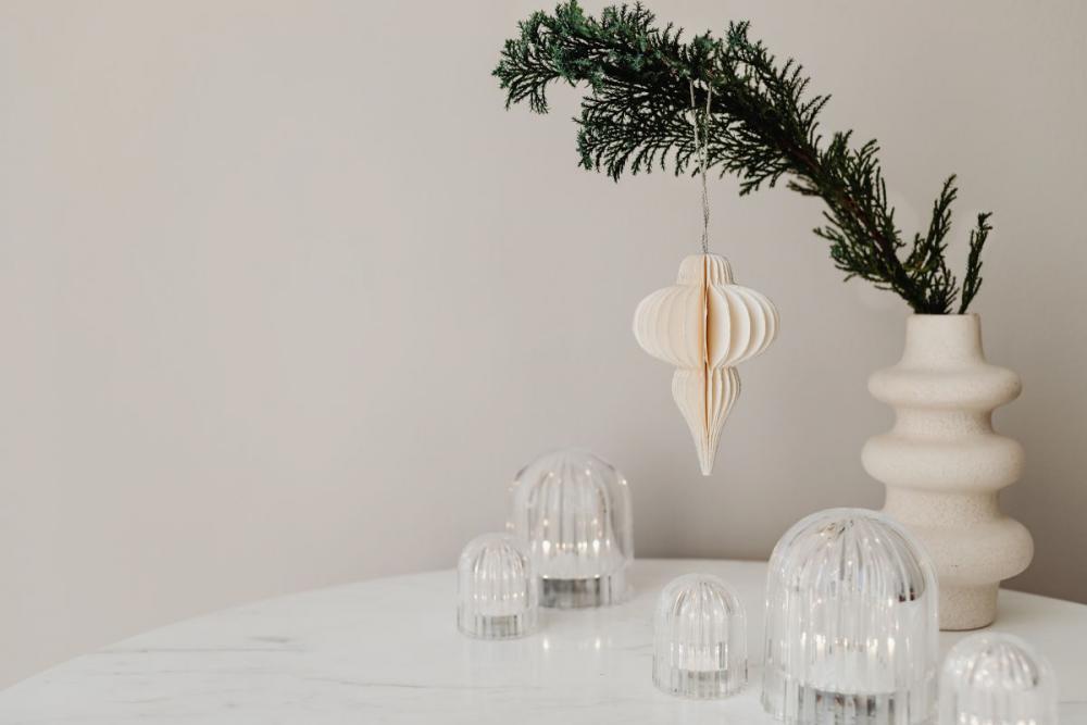 Christmas decorations in neutral aesthetics Christmas decorations in neutral aesthetics