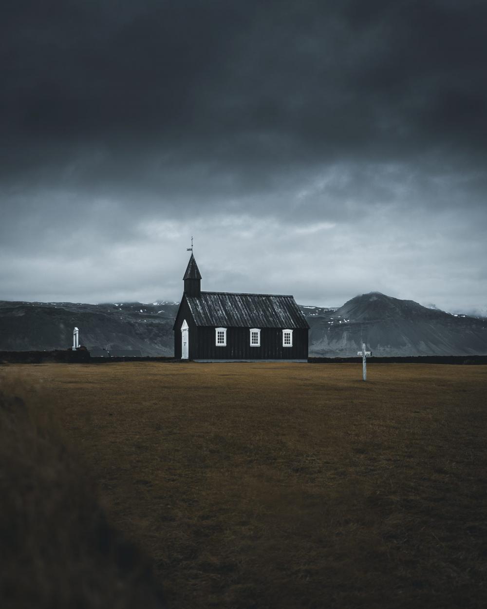 Quiet morning at Búðakirkja Quiet morning at Búðakirkja